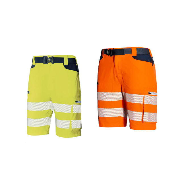 Bermuda alta visibilità Industrial Starter HV Softshell Light