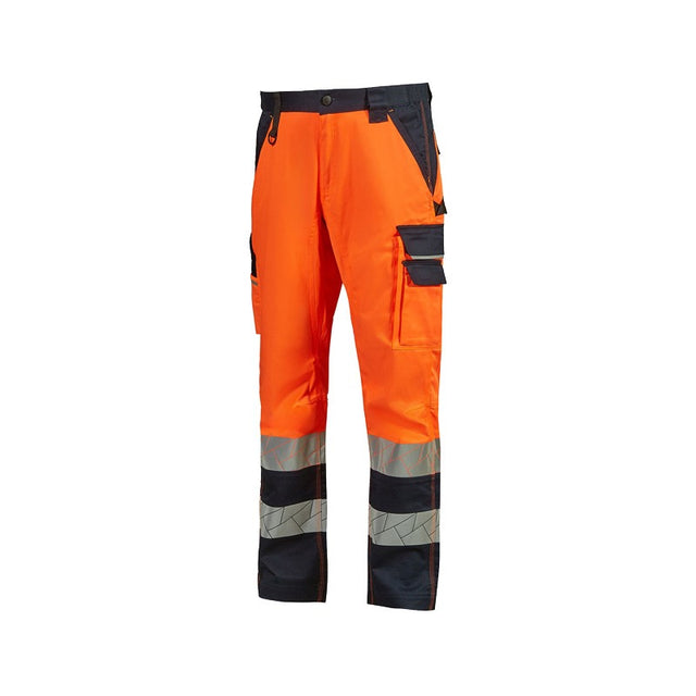 Pantaloni da lavoro alta visibilità U-Power Fulgor multitasche