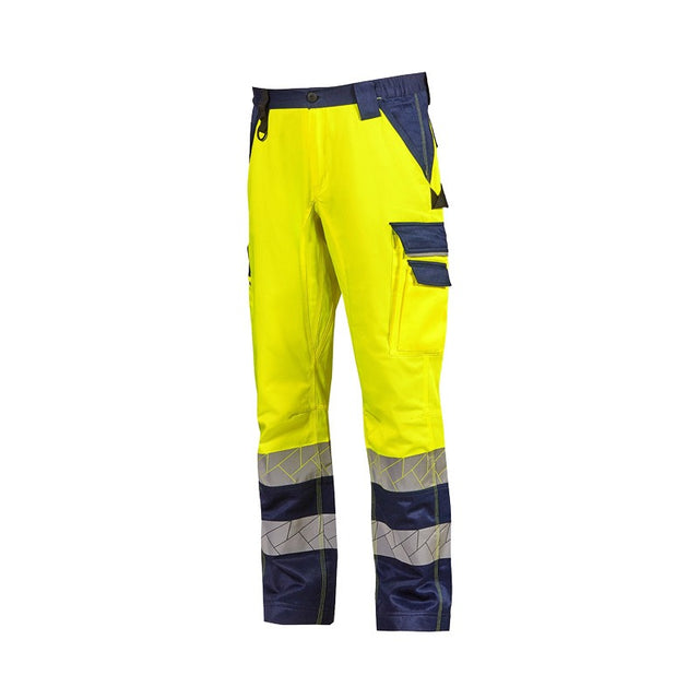 Pantaloni da lavoro alta visibilità U-Power Thunder multitasche