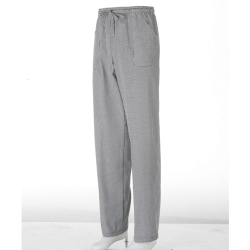 Pantaloni cuoco Giblor’s Alan quadretto bianco/nero art. 127