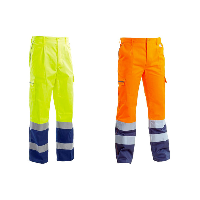 Pantaloni da lavoro alta visibilità P&P Bicolore AVB02204 HV