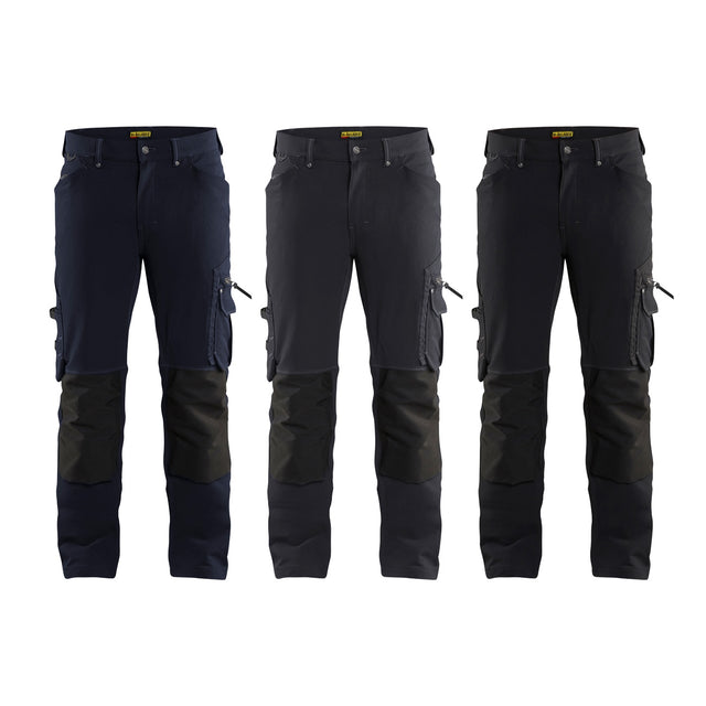 Blaklader 1989 Pantaloni Artigiano Stretch 4 vie X1900 da lavoro