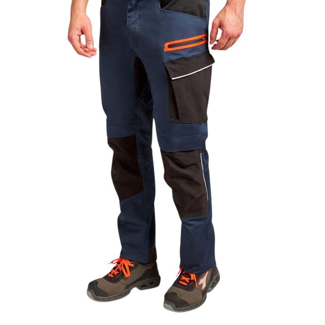 Diadora Pant Hybrid Poly Performance Pantaloni da lavoro elasticizzati