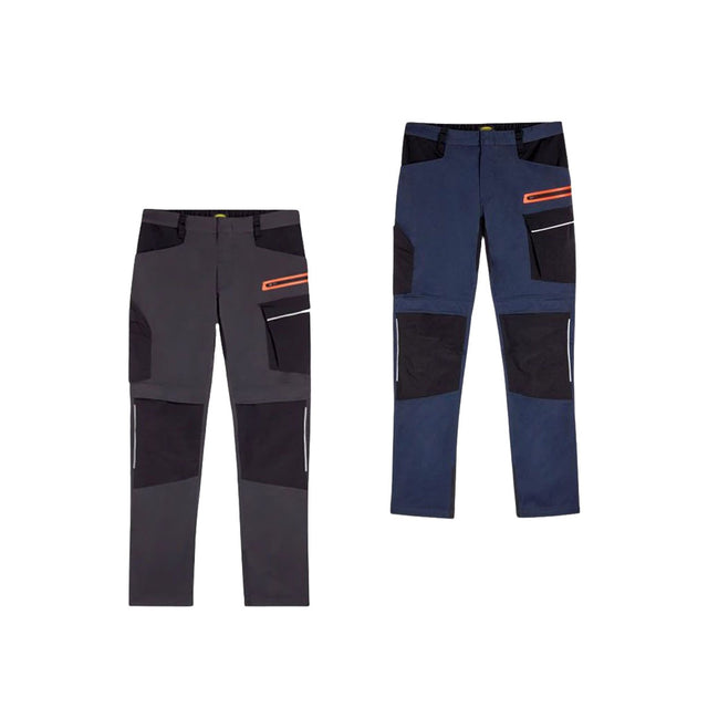 Diadora Pant Hybrid Poly Performance Pantaloni da lavoro elasticizzati