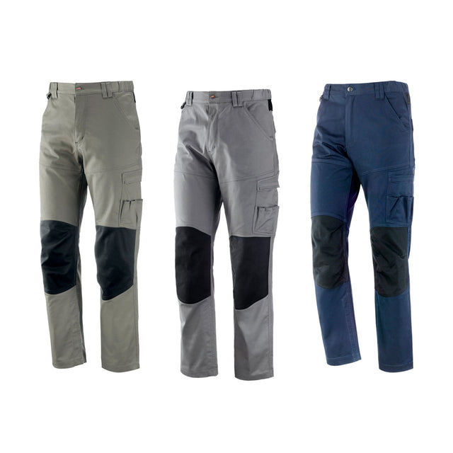 Pantaloni da lavoro elasticizzati Neri Evo Stretch