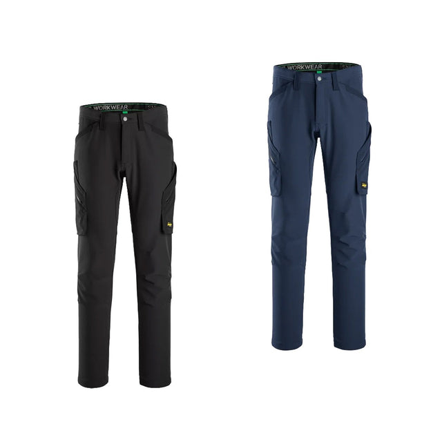 Pantaloni da lavoro full stretch Snickers FlexiWork 6873 senza tasche per ginocchiere