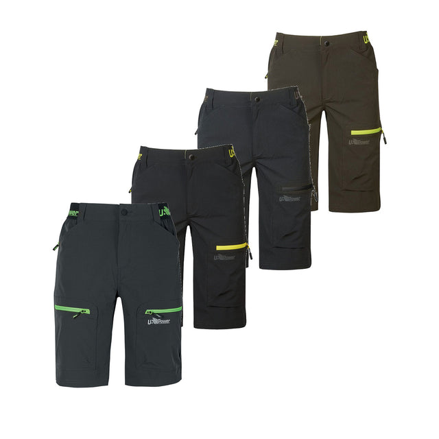 Pantaloncini da lavoro U-Power Ares U-4 stretch