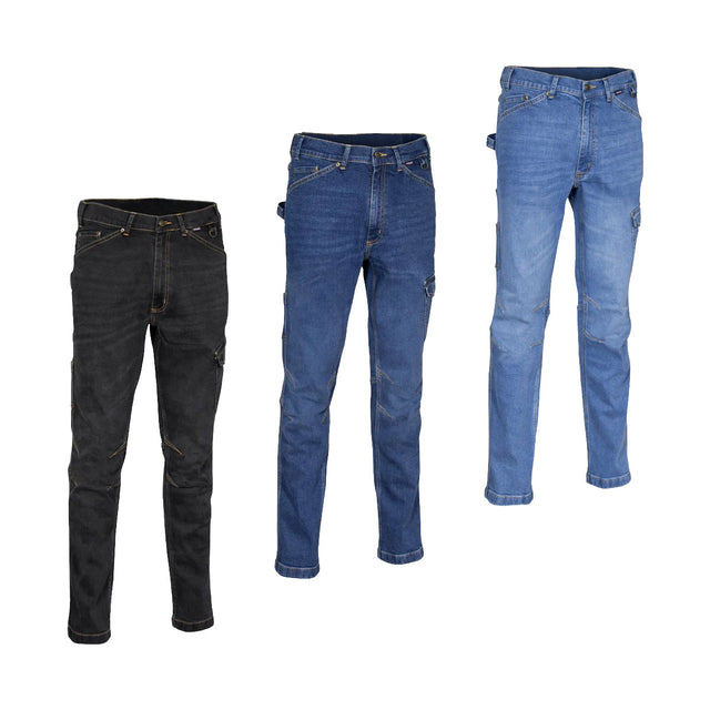 Jeans da lavoro multitasche Cofra Paradas Skinny