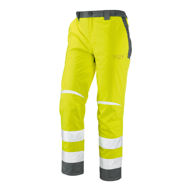 Pantaloni imbottiti alta visibilità Latina Neri
