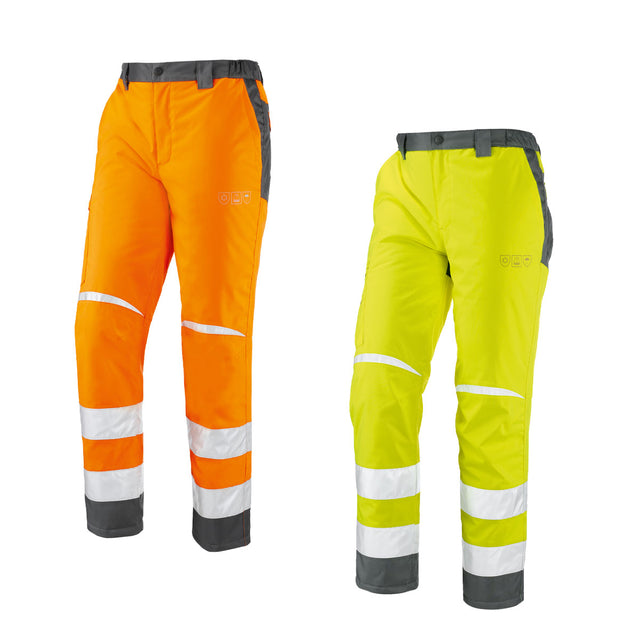 Pantaloni imbottiti alta visibilità Latina Neri