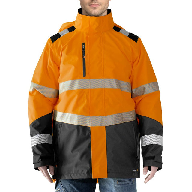 Parka da lavoro alta visibilità Issaline Hiver 04642 3 in 1