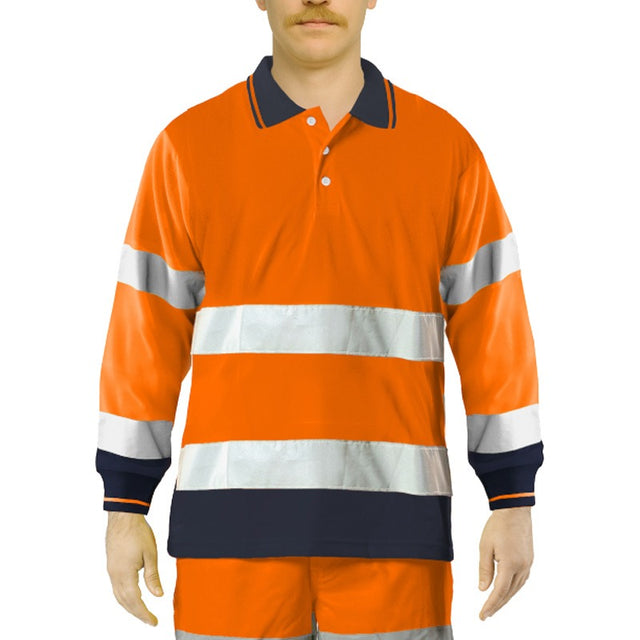 Polo da lavoro alta visibilità Issaline 8587N HiVi bicolor
