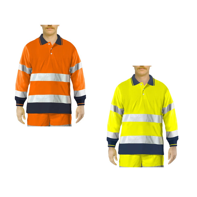 Polo da lavoro alta visibilità Issaline 8587N HiVi bicolor