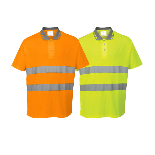 S171 Portwest Polo manica corta alta visibilità