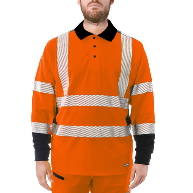 Polo da lavoro alta visibilità Issaline Raylong 8195 HI VIS
