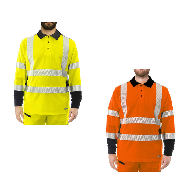 Polo da lavoro alta visibilità Issaline Raylong 8195 HI VIS