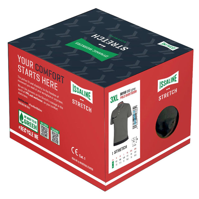 Polo da lavoro Industrial Starter Issa Line Stretch Boom 8815B