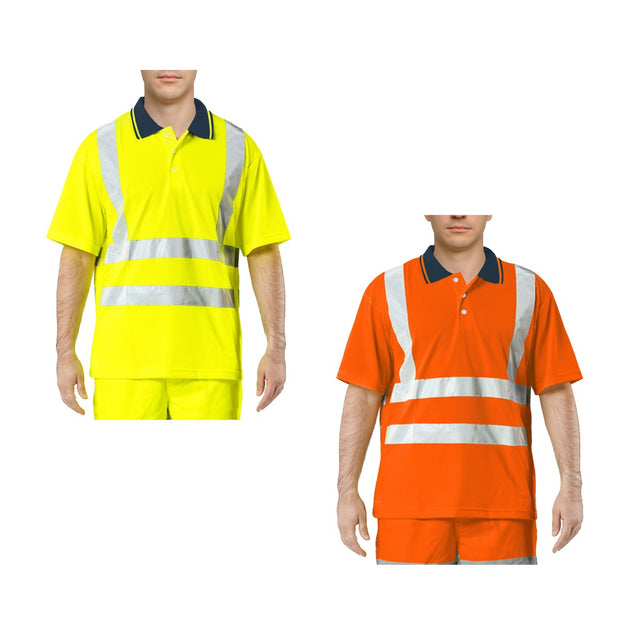 Polo da lavoro alta visibilità Issaline 08184NPL Hi Vis