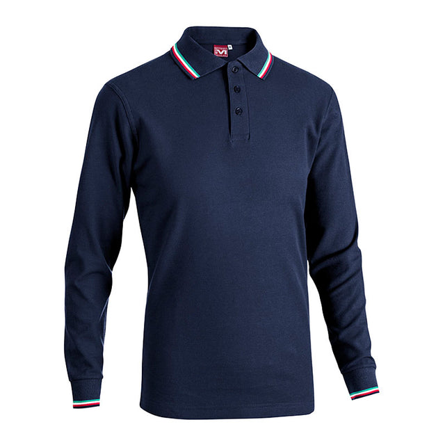 Polo da uomo Sottozero Becker Sport E0414 manica lunga