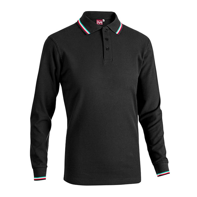 Polo da uomo Sottozero Becker Sport E0414 manica lunga