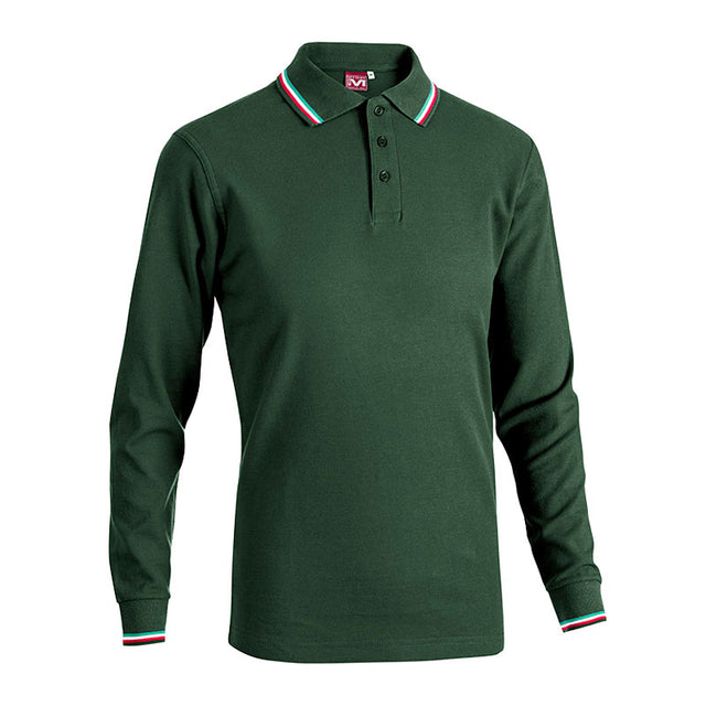 Polo da uomo Sottozero Becker Sport E0414 manica lunga