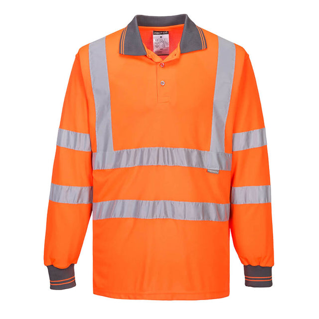Portwest S277 Polo manica lunga alta visibilità