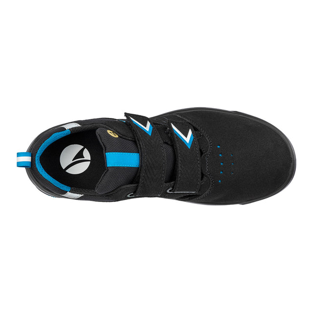 Sandali da lavoro vegani Albatros Forge Air Blak/Blue Low S1 ESD FO SR