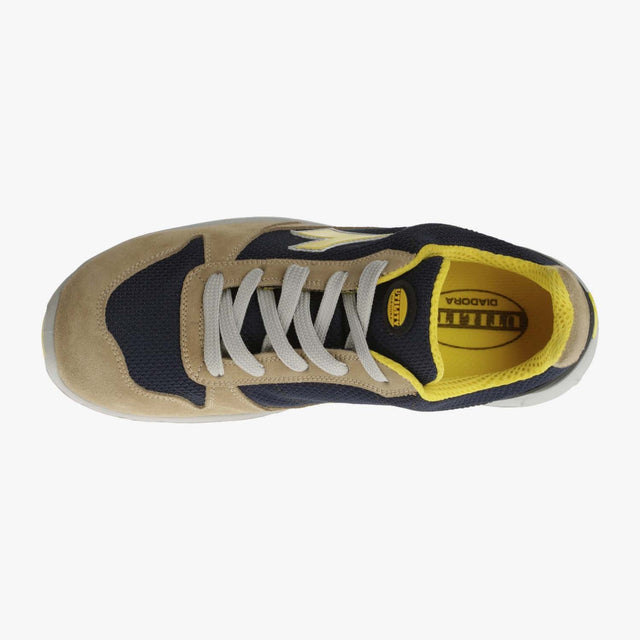 Scarpe antinfortunistiche Diadora Run Textile S1P beige/blu