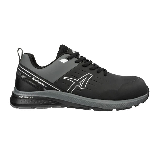 Scarpe antinfortunistiche 2 Impulse Black Low S3S ESD FO HRO SR Vegan Albatros Vigor
