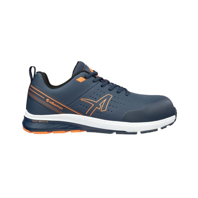 Scarpe antinfortunistiche 2 Impulse Blue Low S3S ESD FO HRO SR Vegan Albatros Vigor