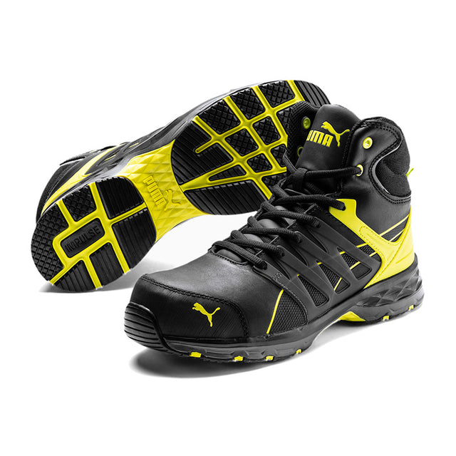 Scarpe protettive Velocity 2.0 Yellow Mid S3 SRC HRO ESD Puma
