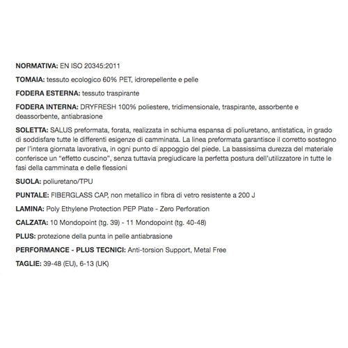 Calzature di sicurezza Yoga Grey S3 SRC Fitness Cofra