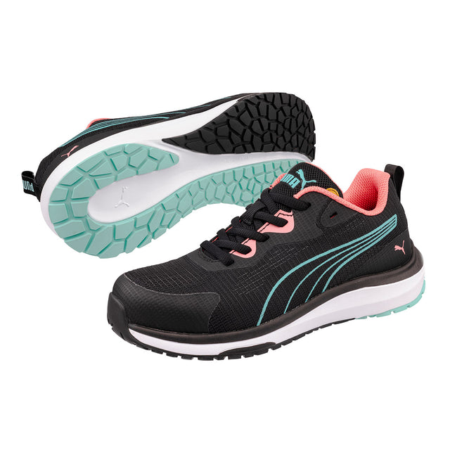 Scarpe lavoro donna Puma Celerity Knit Blue/Coral Low S1PS ESD HRO SR Vegan