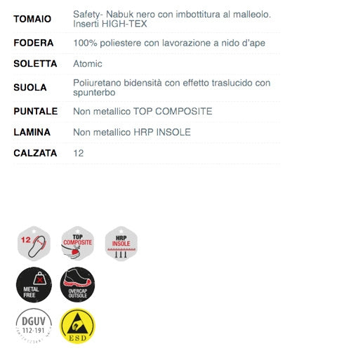 Scarpe protettive Firebrand S3 SRC ESD FTG