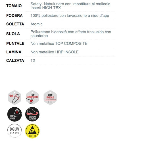 Scarpe di protezione Junkers S3 SRC ESD FTG