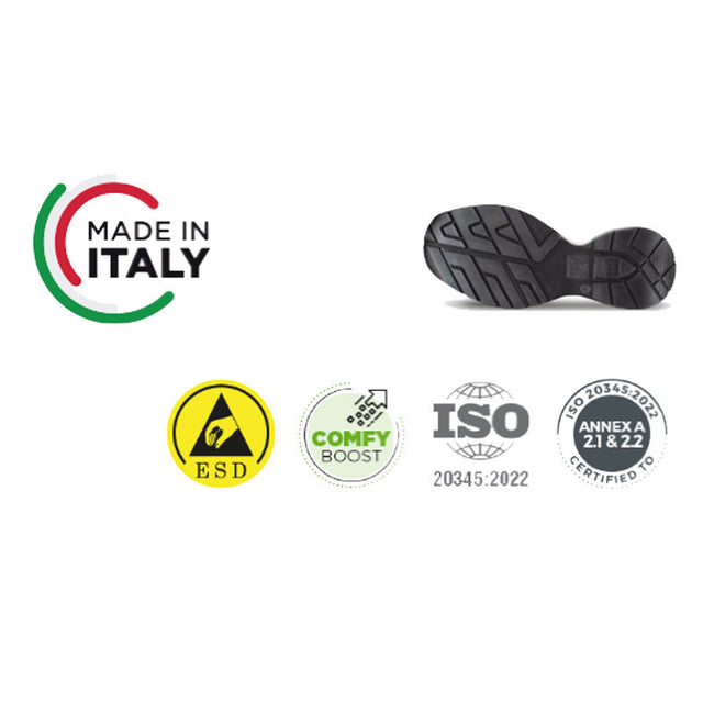 Scarpe antinfortunistiche Color S1PS FO SR ESD FTG