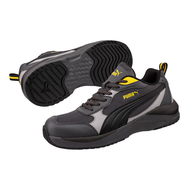 Scarpe antinfortunistiche Puma Shift Grey/Yellow Low S1PS HRO SR Vegan