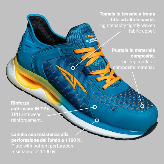 Scarpe da lavoro Technosafe Parkour S3L SR SC FO HRO ESD