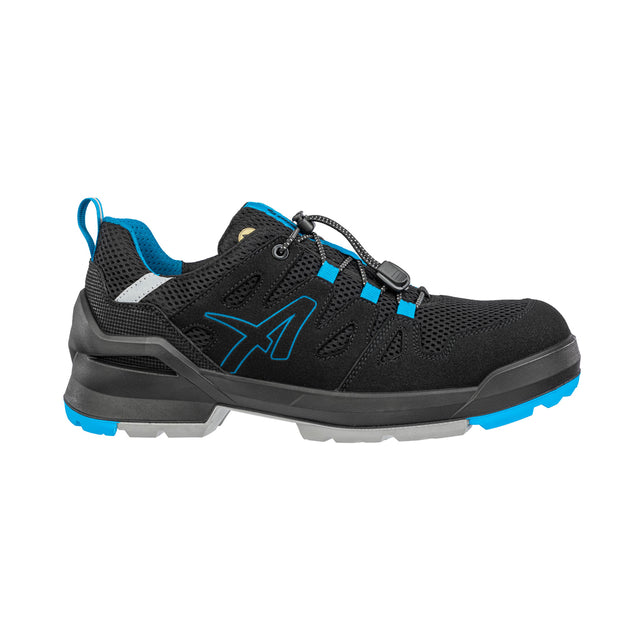 Scarpe antinfortunistiche vegane Fastpack Black/blue Low S1PL ESD FO SR Albatros
