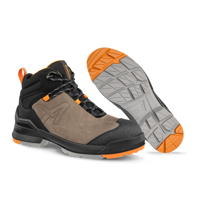 Scarpe alte da lavoro Taraval Brown Mid S3L ESD FO SR Albatros