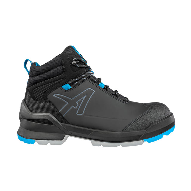 Scarpe alte da lavoro Albatros modello Taraval Black/Blue Mid S3L ESD FO SR