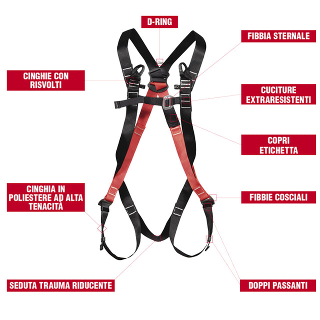 Imbracatura anticaduta Cofra Easyful Cerbero