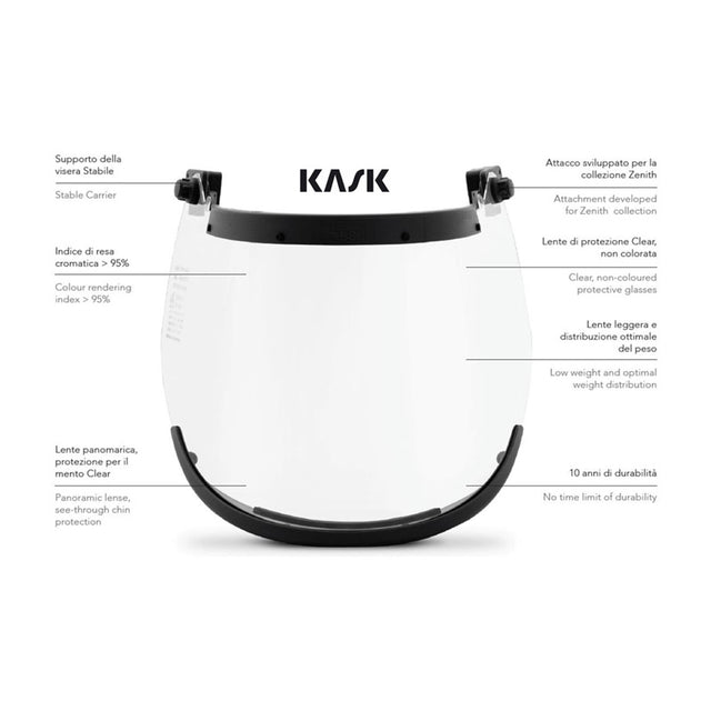 Kask Zen FF Visiera antinfortunistica per Arco Elettrico